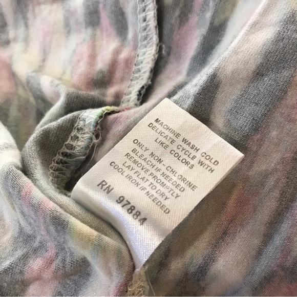 Tart Tie Dye Multi-Color Casual Colorful EUC Strappy Back Dress Size Small S Fun - Picture 12 of 13